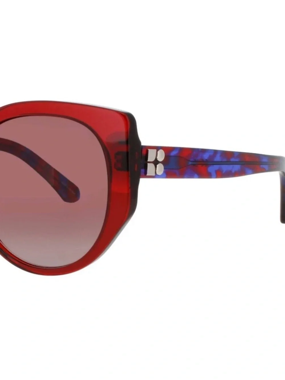 Kate Spade Seraphina/G/S Burgundy Oversized Cat Eye Sunglasses C9A3X 55□19 NWT